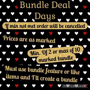 CLOSEOUT DEAL!! BUNDLE DEAL DAYS ARE HERE!